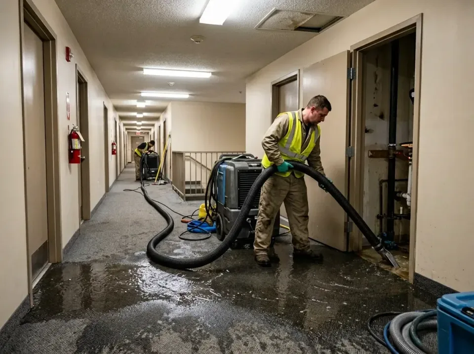 multi-unit-apartment-hallway-f-005 — frequently asked questions, Emergency Burst Pipe Water Extraction & Removal in Park Lay…